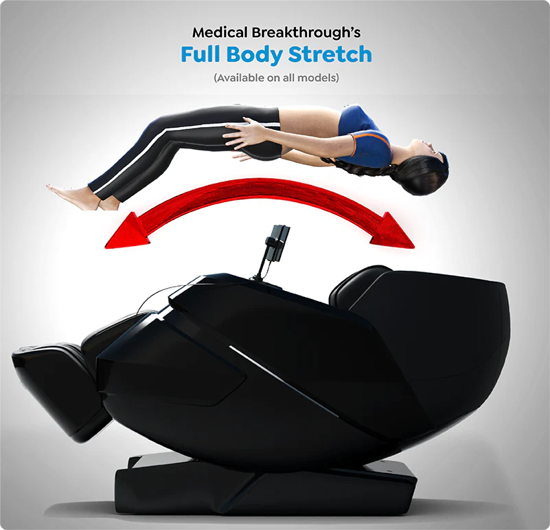 Automated full-body stretching massage chair