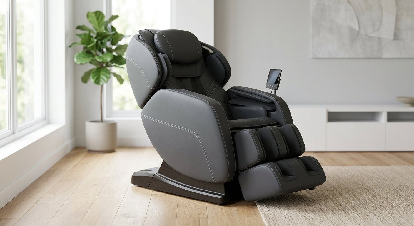 Advanced 3D and 4D massage chair with adjustable roller technology